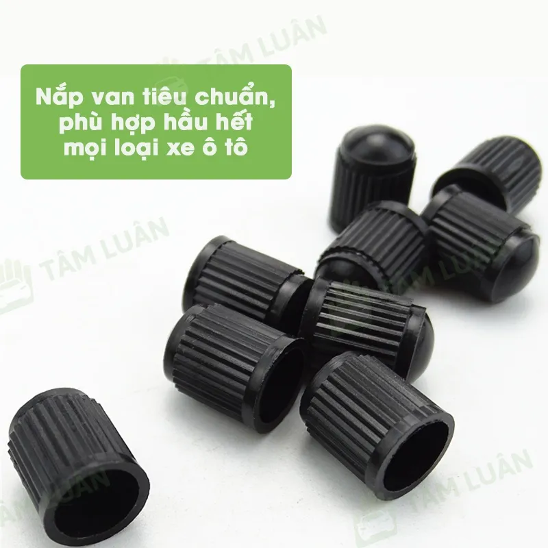 Ảnh Nắp van lốp ô tô chụp bảo vệ van xe hơi, phụ kiện oto Tâm Luân 2