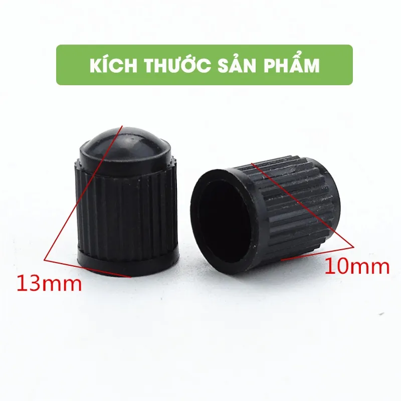 Ảnh Nắp van lốp ô tô chụp bảo vệ van xe hơi, phụ kiện oto Tâm Luân 4
