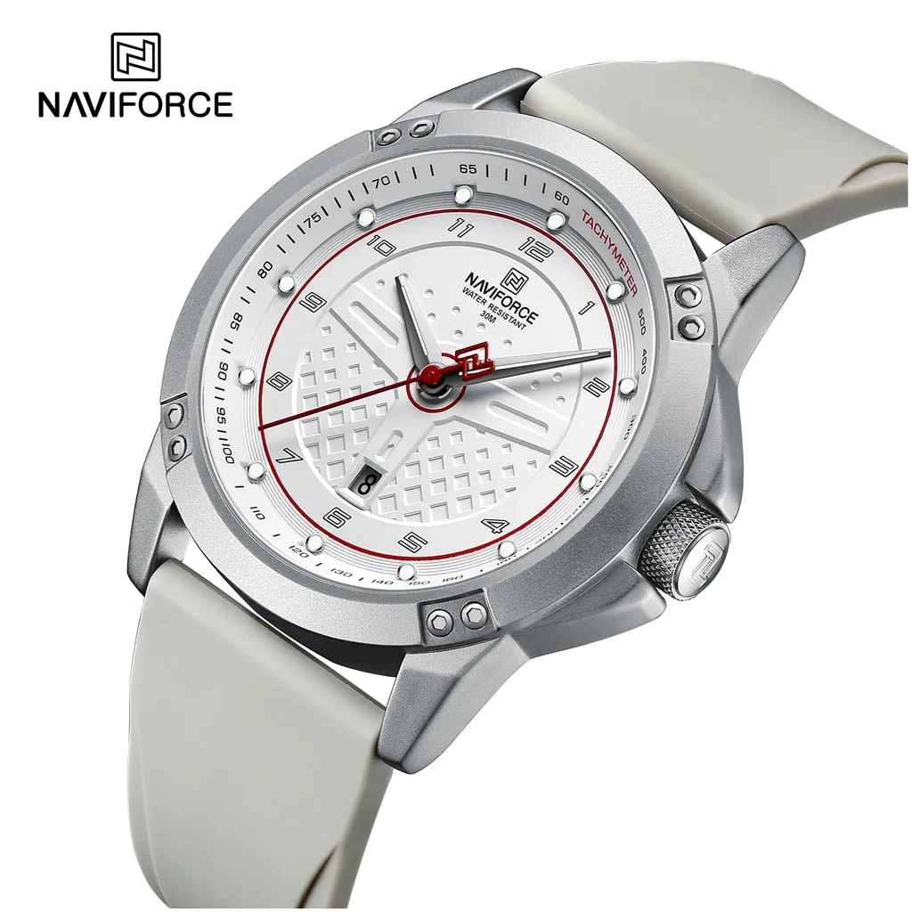 Ảnh Naviforce 8031 Nam Sang Trọng Lịch Chống Thấm Nước Dây Cao Su Thể Thao Quân Đội Quân Đội Đồng Hồ Thạch Anh Quà Tặng 1