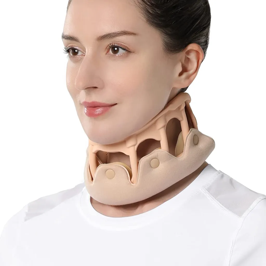 Ảnh Nẹp cổ VELPEAU-Đai đeo cổ silicone hỗ trợ giảm đau cổ-Đai quấn cổ hình roi thoáng khí mềm mại, giúp ổn định và giảm áp lực cột sống cổ cho nam và nữ 3