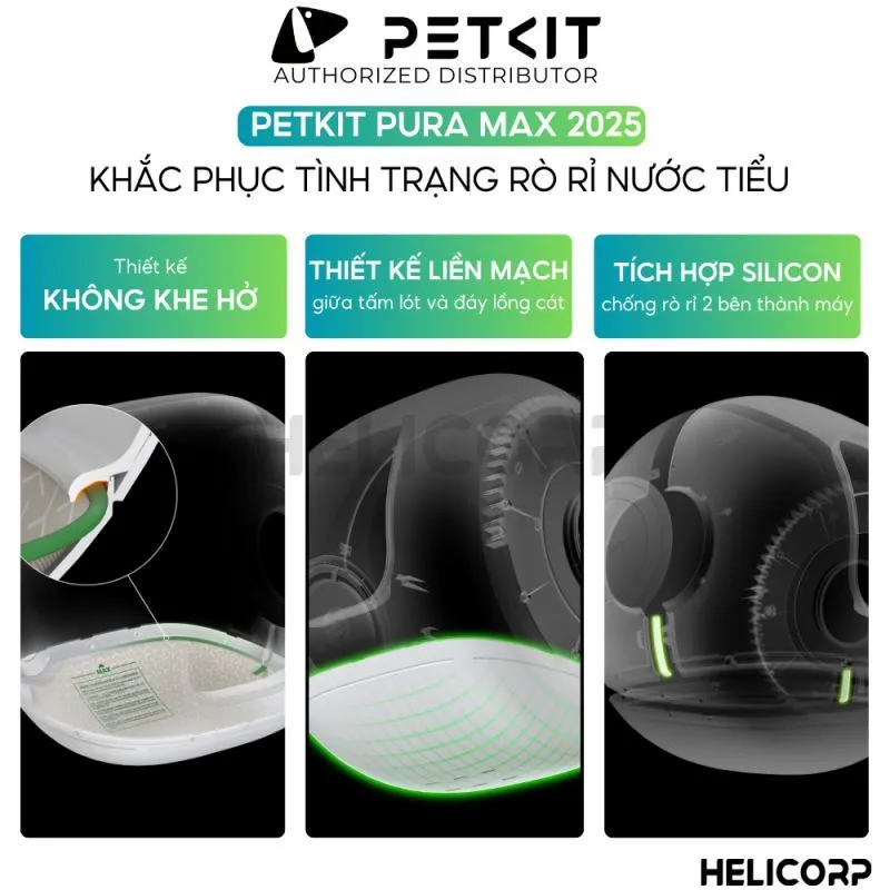 Ảnh [NEW 2025] Nhà Vệ Sinh Cho Mèo PETKIT, Máy Vệ Sinh Tự Động Cho Mèo Pura Max  - HeLiPet Hà Nội 2