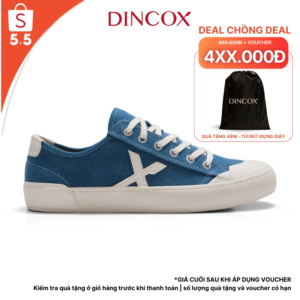 Đánh Giá Giày Sneaker Vải Nam DINCOX DC42 BLUE WASH: Phong Cách & Chất Lượng Chuẩn Âu