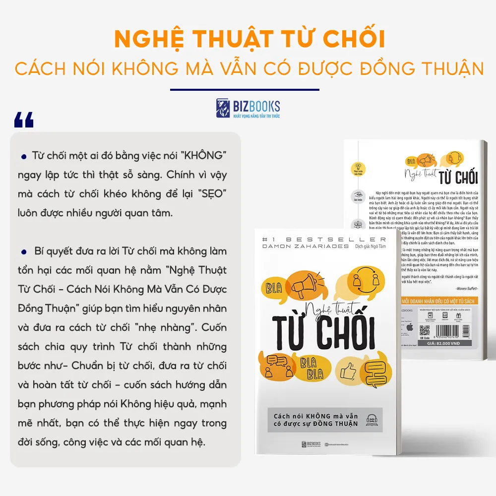Ảnh Nghệ Thuật Từ Chối - Cách Nói Không Mà Vẫn Có Được Sự Đồng Thuận - Sách Kỹ Năng Giao Tiếp 4