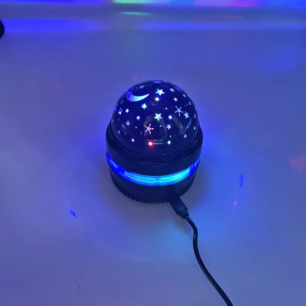 Ảnh Ngôi Sao Đèn Máy Chiếu Usb Chạy Bằng Nhiều Màu Sắc Xoay Bóng Ma Thuật Đèn Khí Quyển Ô Tô KTV Thanh Disco DJ Đảng Đèn Sân Khấu 4