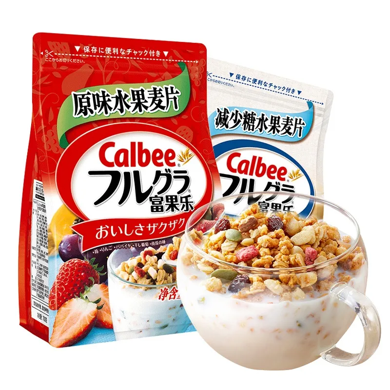 Ảnh Ngũ cốc Calbee hoa quả sấy khô dinh dưỡng Nhật Bản 2