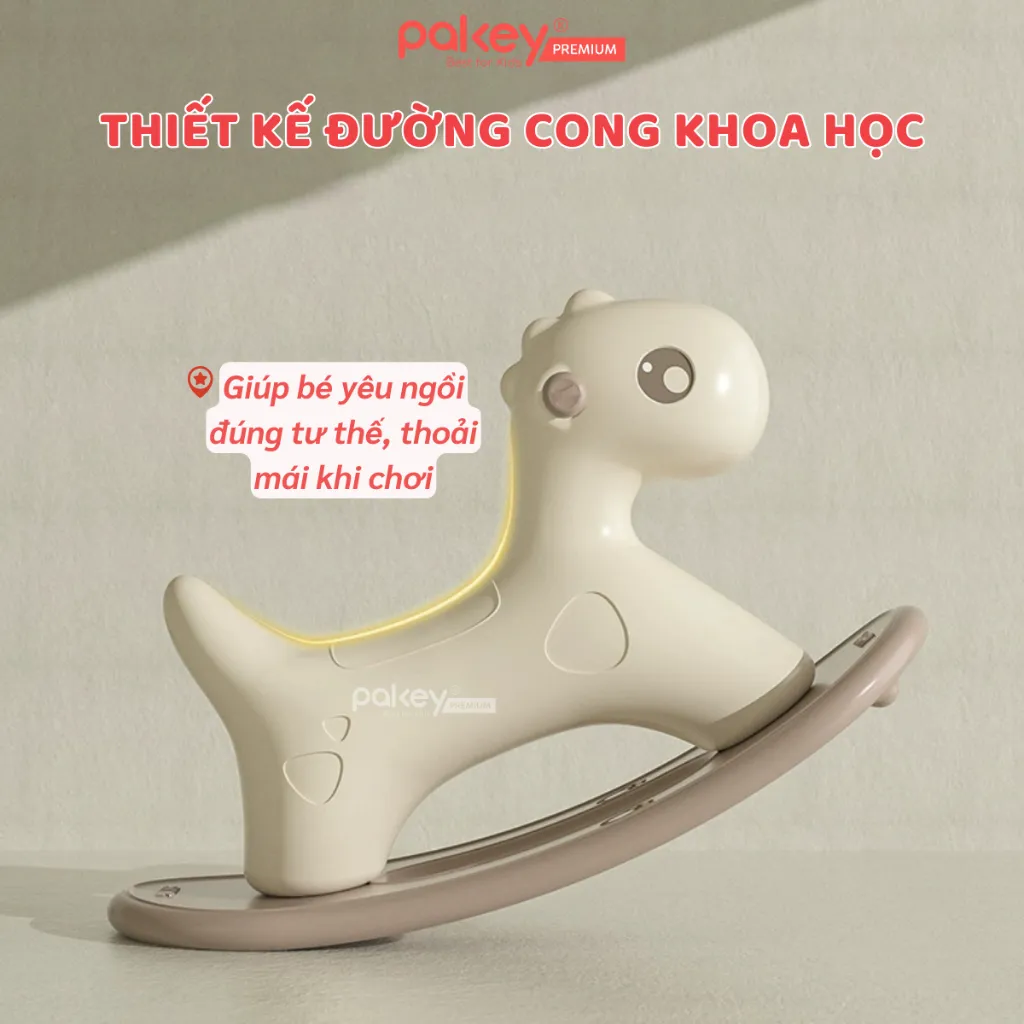 Ảnh Ngựa Bập Bênh Cho Bé Phong Cách Hàn Quốc, Bập Bênh Cho Bé Chống Lật, An Toàn Màu Sắc Dễ Thương RH01 3