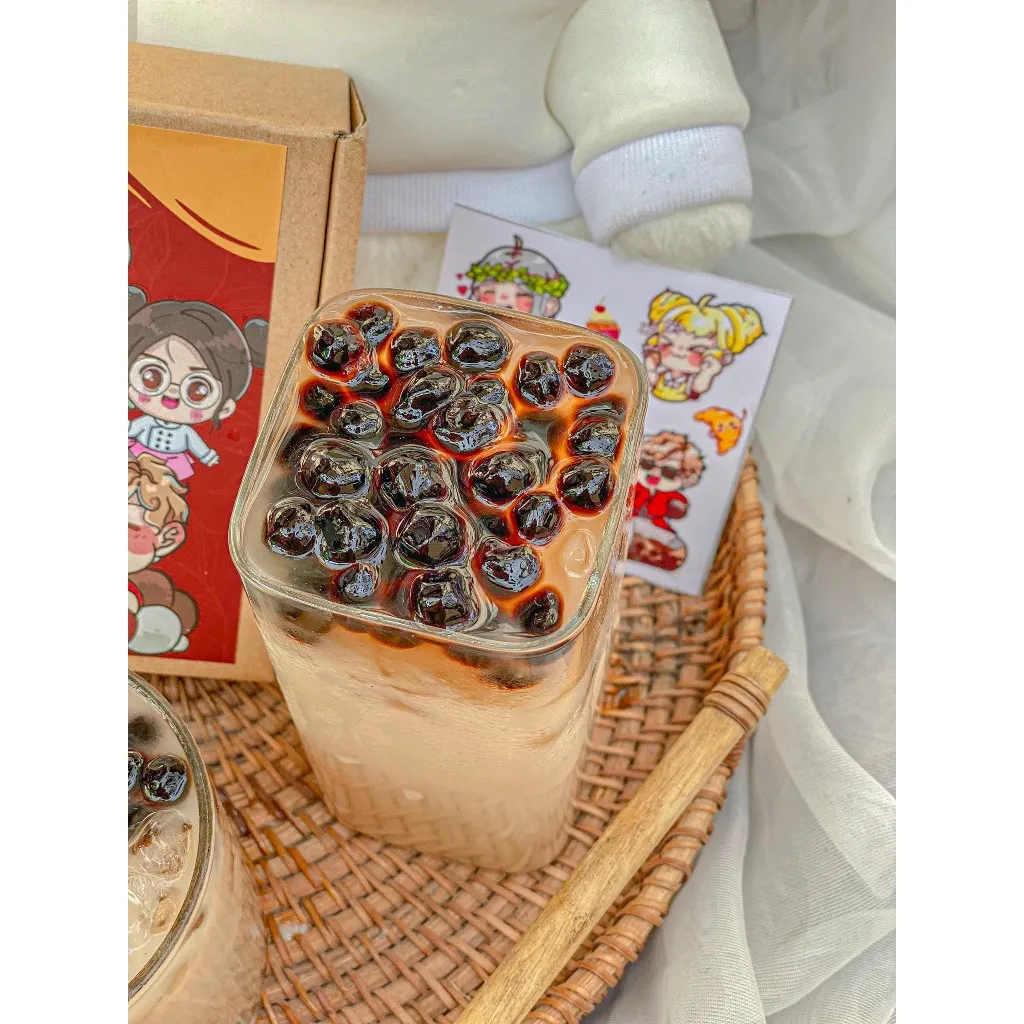 Ảnh Nguyên liệu làm Trà sữa tự nấu Trạm ngọt Yumi các loại kèm hướng dẫn làm tại nhà thơm ngon an toàn vệ sinh 2