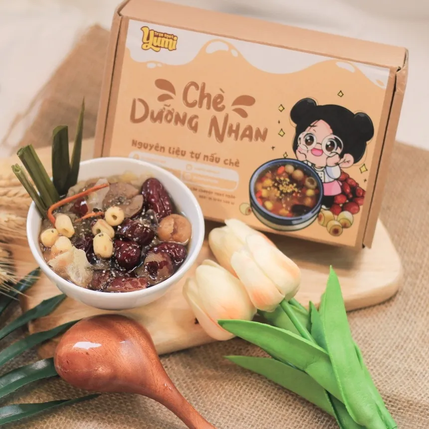 Ảnh Nguyên liệu nấu chè Dưỡng Nhan Tuyết Yến Trạm ngọt Yumi 120g thơm ngon bổ dưỡng đẹp da 4