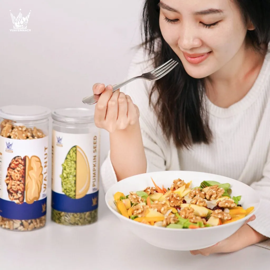 Ảnh Nhân Óc Chó Thượng Hạng VUA YẾN MẠCH Original Nhập Khẩu Chile dùng làm bánh, làm sữa 3