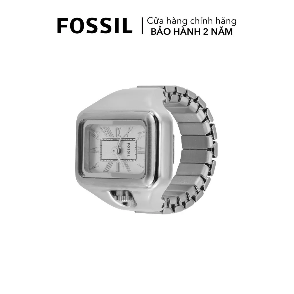 Ảnh Nhẫn đồng hồ nữ Fossil RAQUEL WATCH RING ES5344 dây thép không gỉ - màu bạc 3