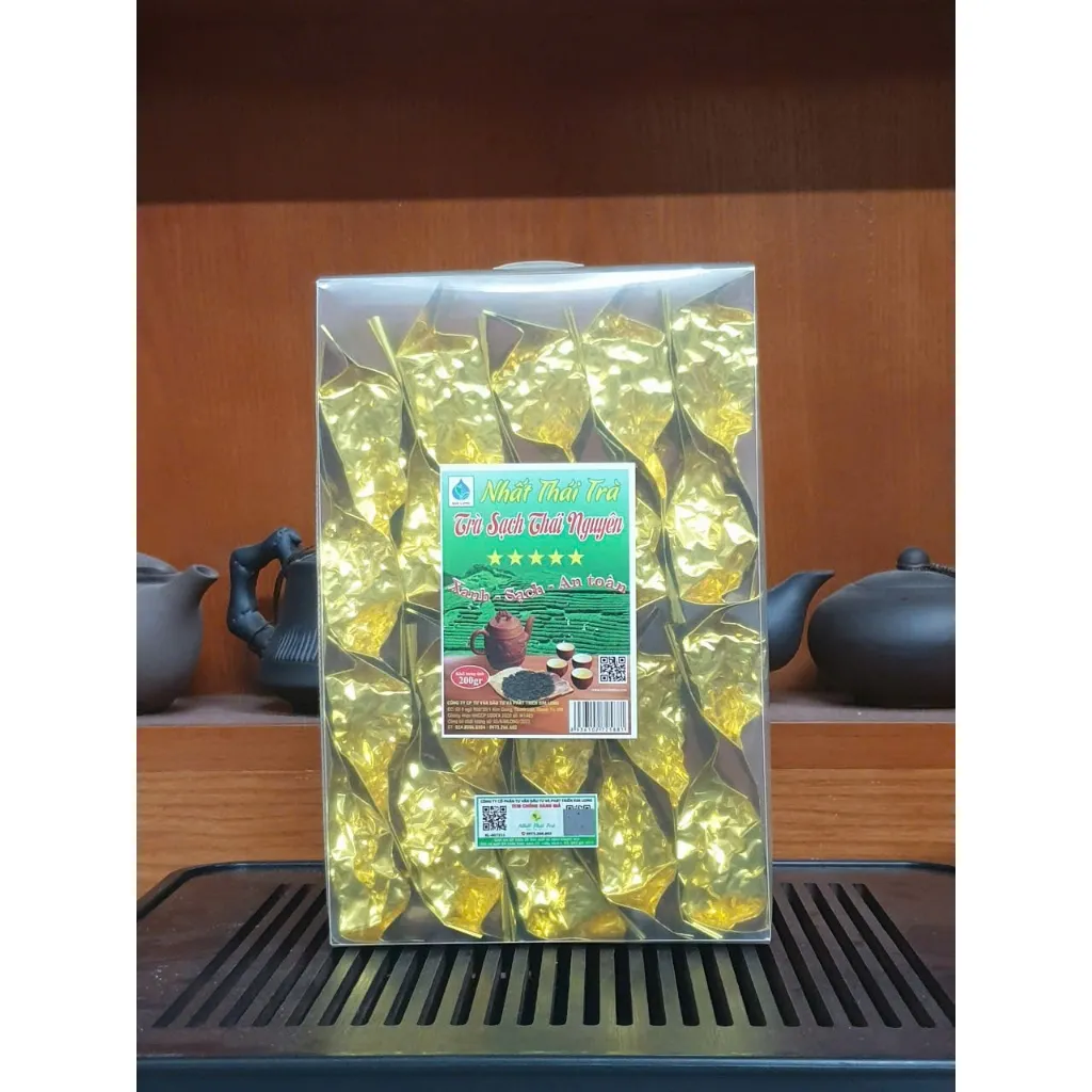 Ảnh Nhất Thái Trà 5 sao (20 gói 10gr) - Trà Thái Nguyên cao cấp vị chát êm vị đượm ngây hậu ngọt sâu 4