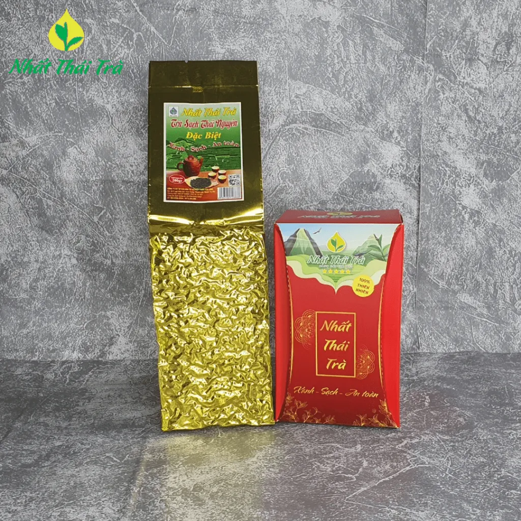 Ảnh Nhất Thái Trà Đặc Biệt - Trà Thái Nguyên cao cấp hương quyến rũ ngọt sâu màu nước xanh trong ánh vàng 3