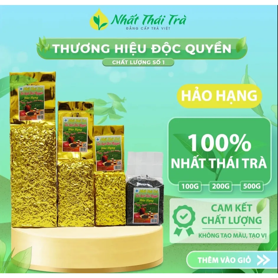 Đánh Giá Nhất Thái Trà Hảo Hạng - Trà Thái Nguyên Cao Cấp, Hương Mộc, Nước Vàng Sóng Sánh