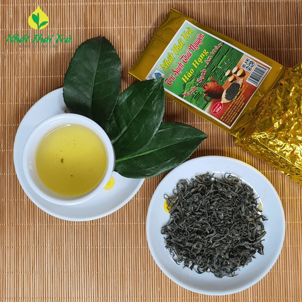 Ảnh Nhất Thái Trà Hảo Hạng - Trà Thái Nguyên cao cấp hương thơm mộc nước vàng sóng sánh 4