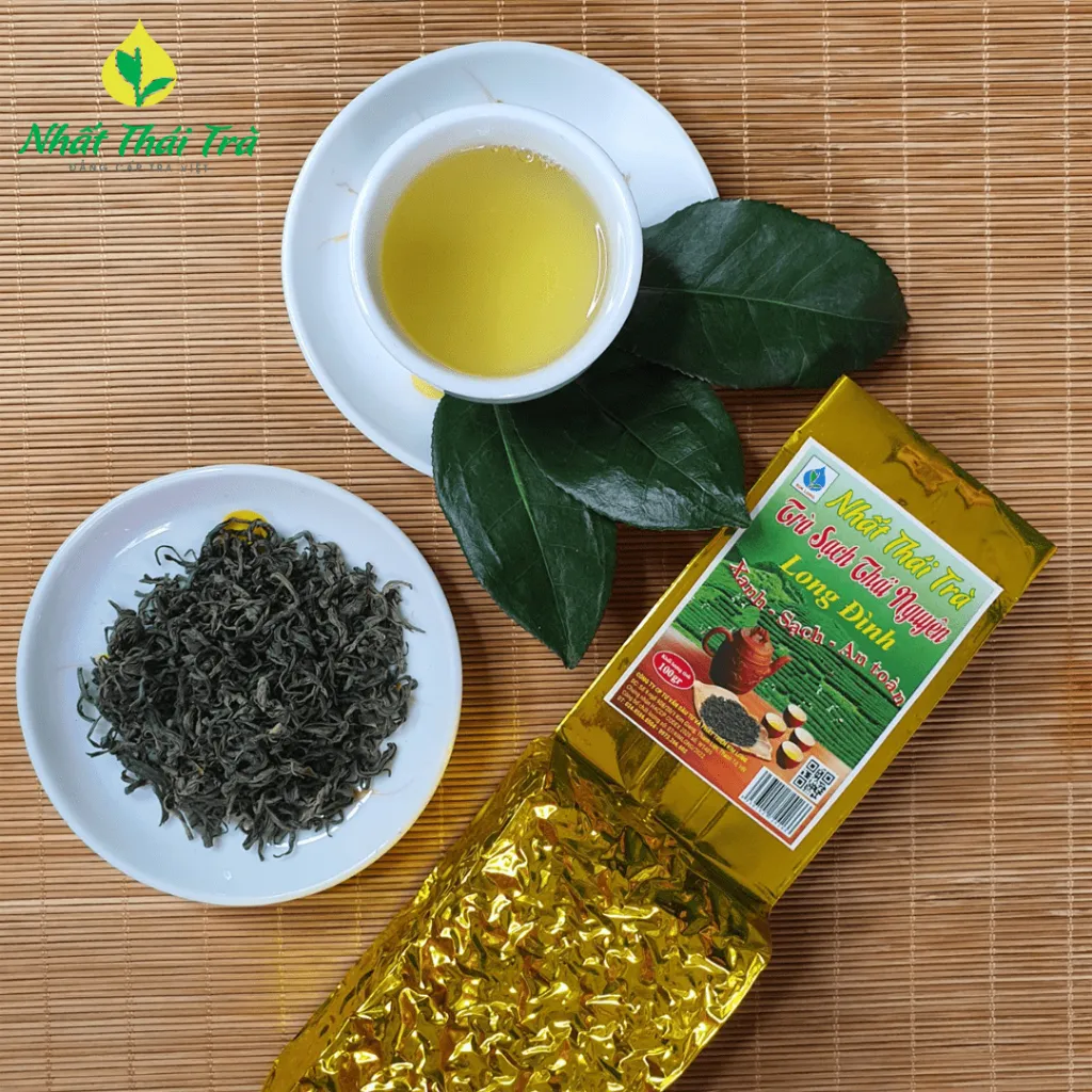 Ảnh Nhất Thái Trà Long Đình Trà Thái Nguyên cao cấp chát êm vị đượm ngây hậu ngọt sâu hương thơm quyện 2