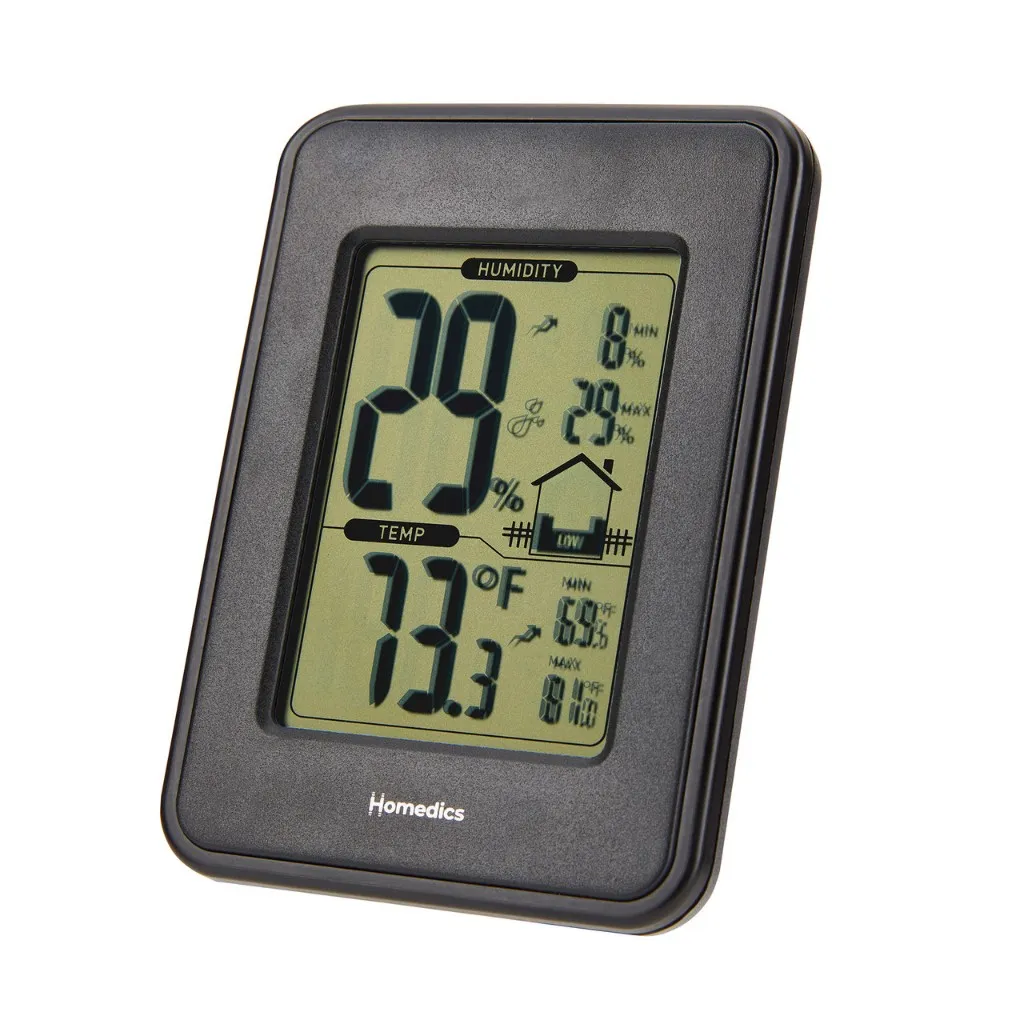 Ảnh Nhiệt ẩm kế điện tử trong nhà Homedics UHE-HM100 2