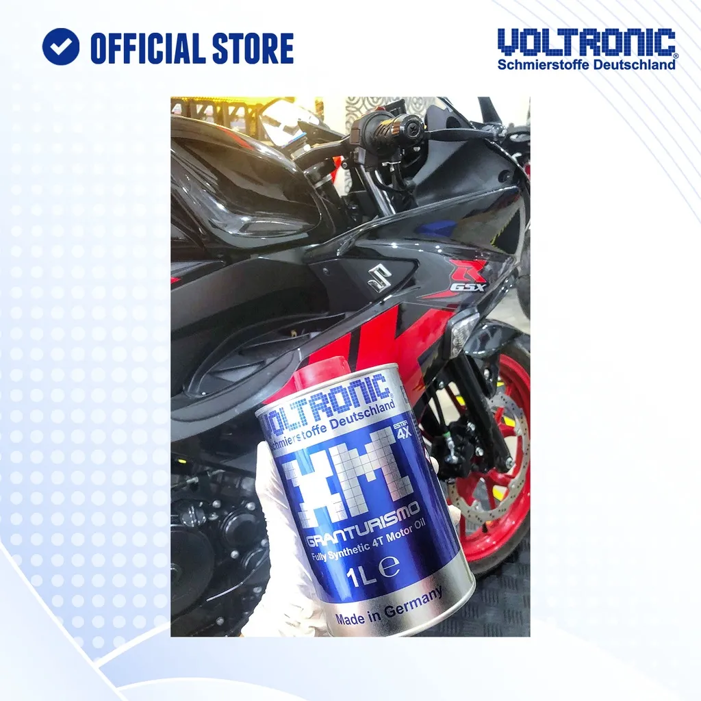 Ảnh Nhớt tổng hợp biến thiên cao cấp cho xe số và côn tay VOLTRONIC granturismo xm blue nhập khẩu đức 4
