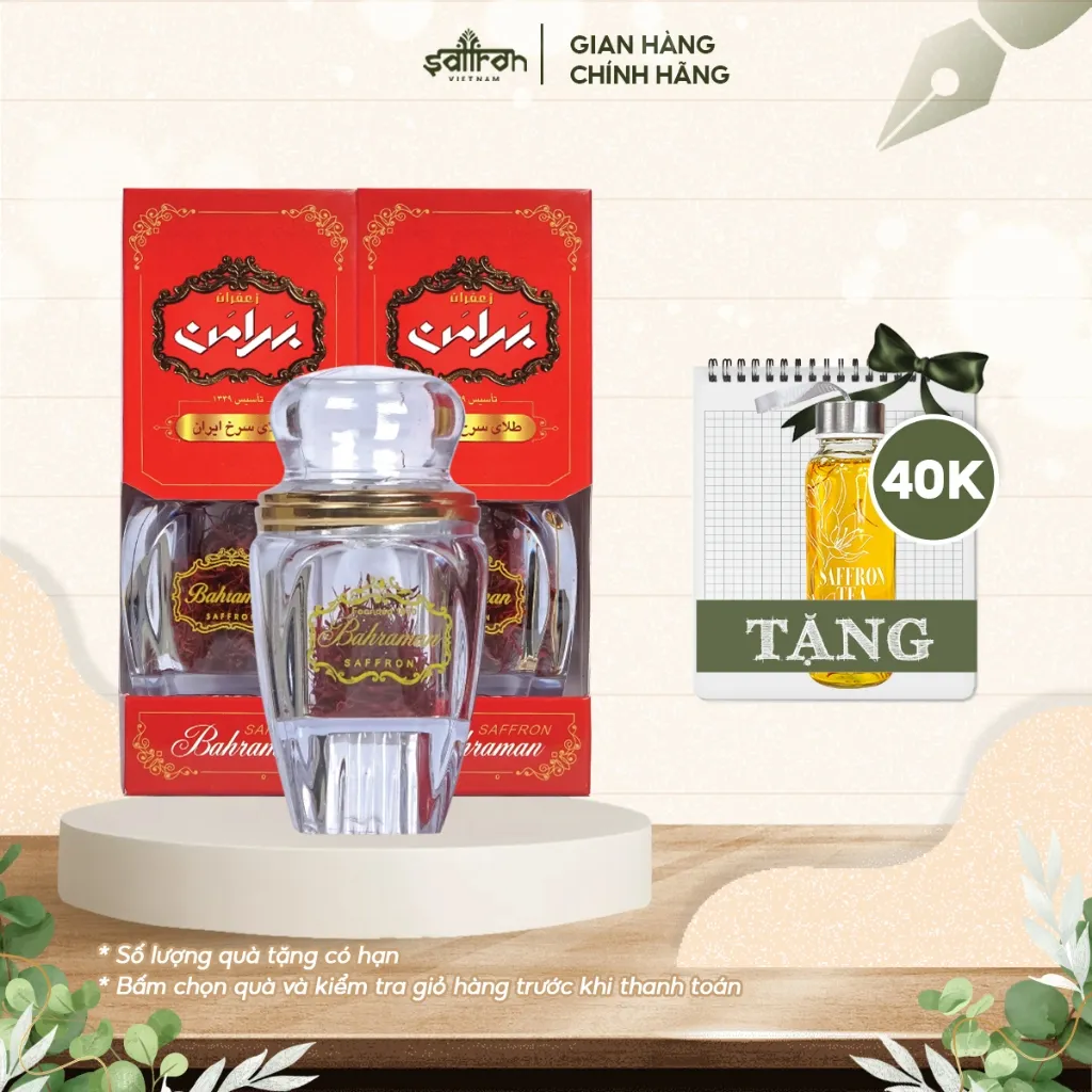 Ảnh Nhụy Hoa Nghệ Tây Iran Saffron Bahraman 2 hộp 1Gram/hộp 2