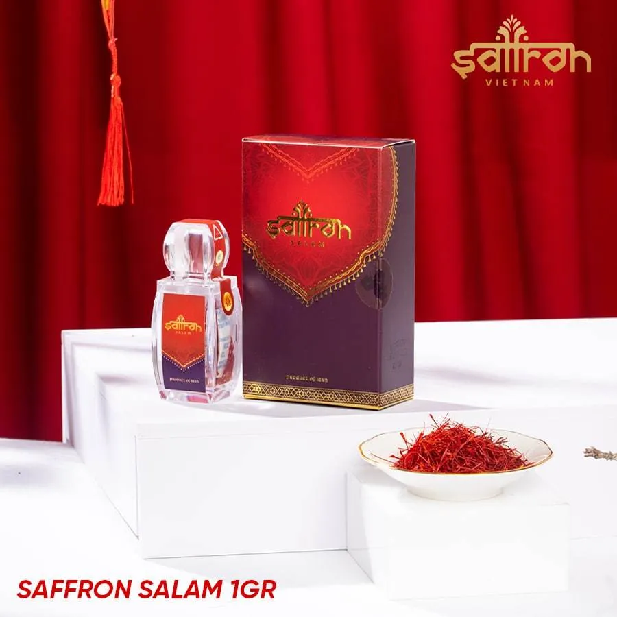 Ảnh Nhụy Hoa Nghệ Tây Saffron Salam cao cấp 1Gram/hộp 2