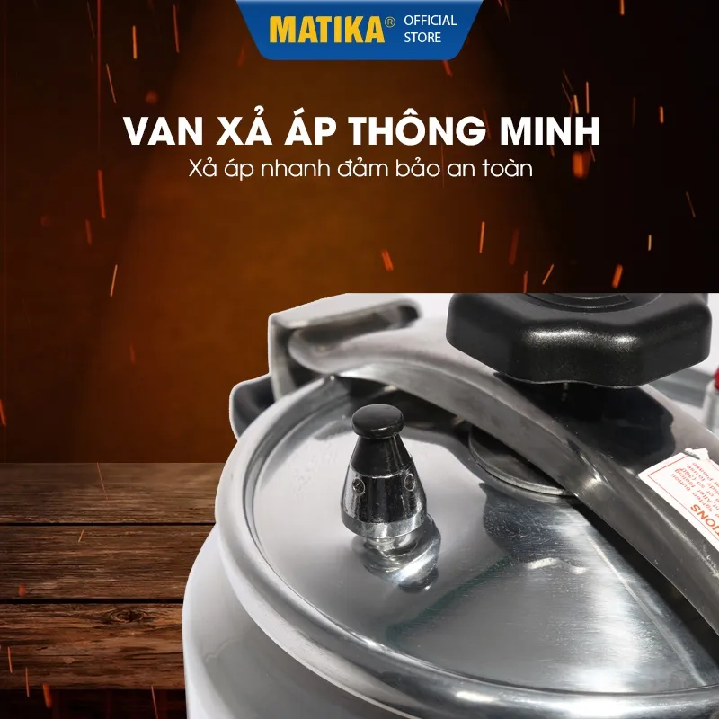 Ảnh Nồi Áp Suất Bếp Gas MATIKA Dung Tích 7L MTK-9270 4