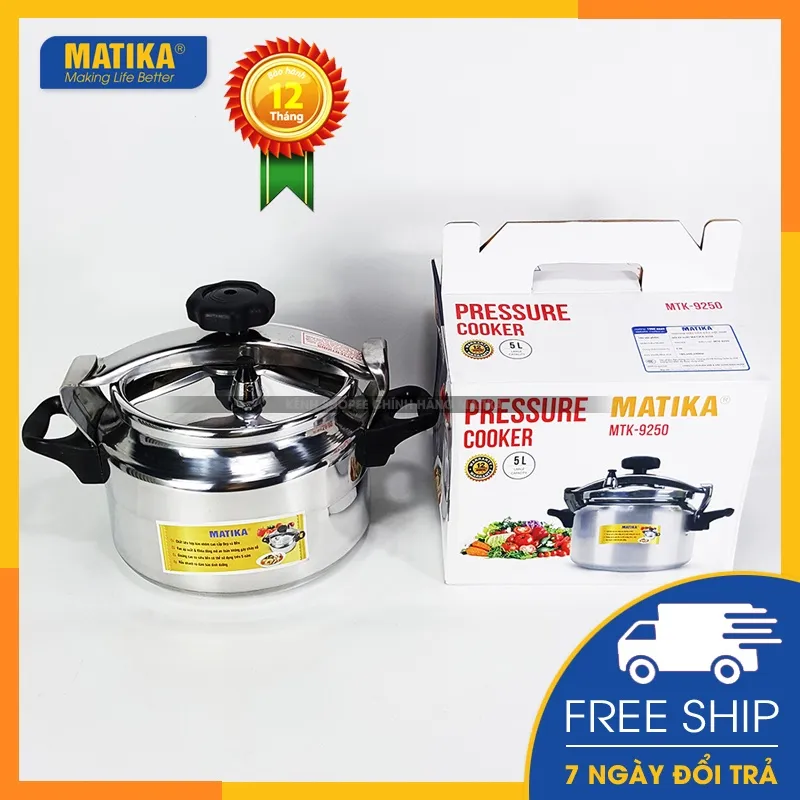 Ảnh Nồi Áp Suất Bếp Gas MATIKA Dung Tích 5L MTK-9250 2