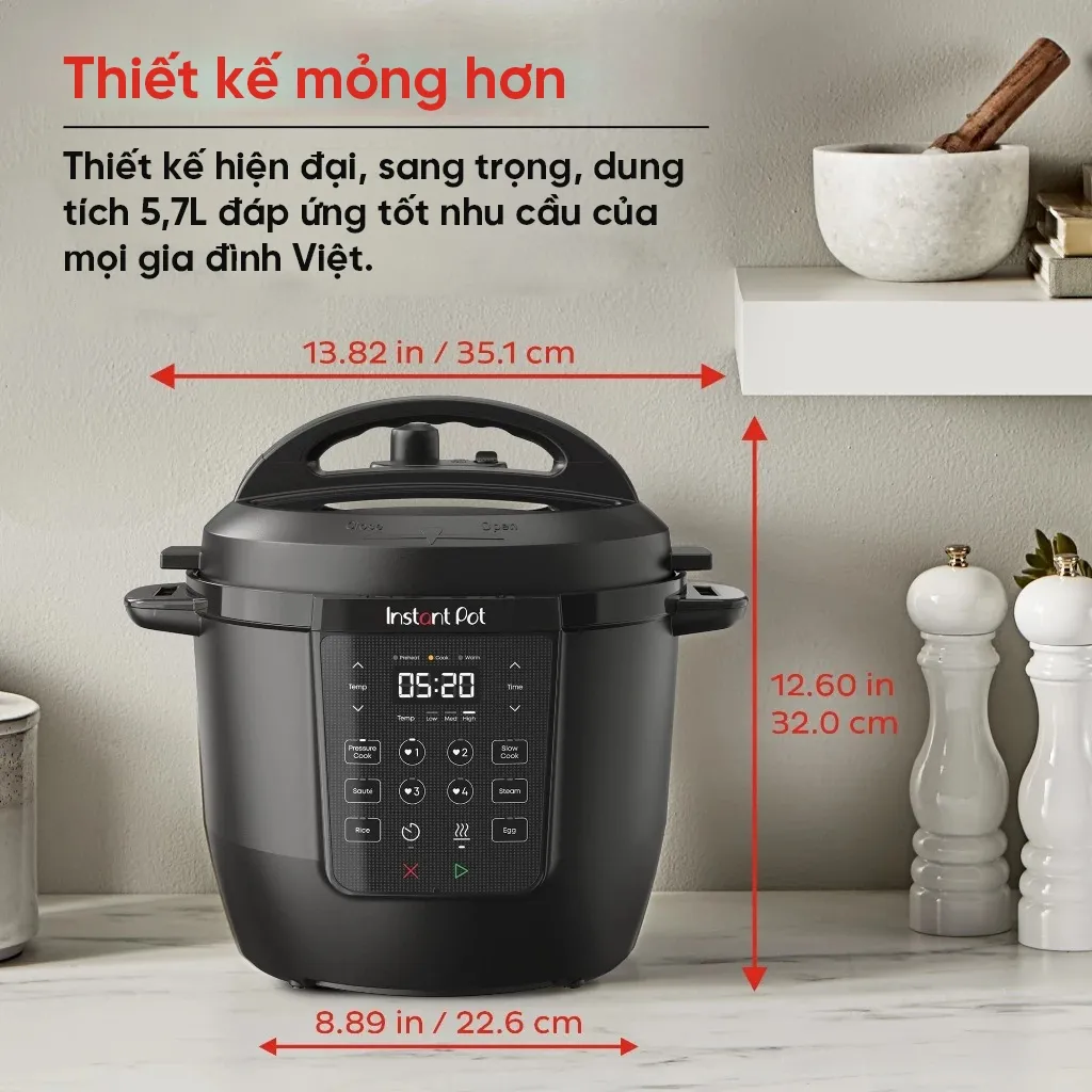 Ảnh Nồi áp suất điện đa năng Instant Pot RIO 60 5,7L - Công suất 1000W 4