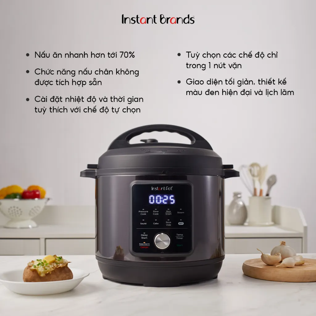 Ảnh Nồi áp suất điện đa năng Instant Pot Essential 9in1, 5,7L, bảo hành 12 tháng 2