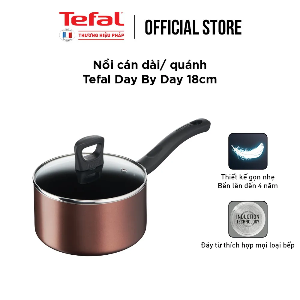 Ảnh Nồi cán dài/ quánh Tefal Day By Day 18cm 1
