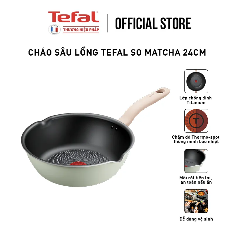 Ảnh Nồi chảo chống dính đáy từ Tefal So Matcha chống dính an toàn 4