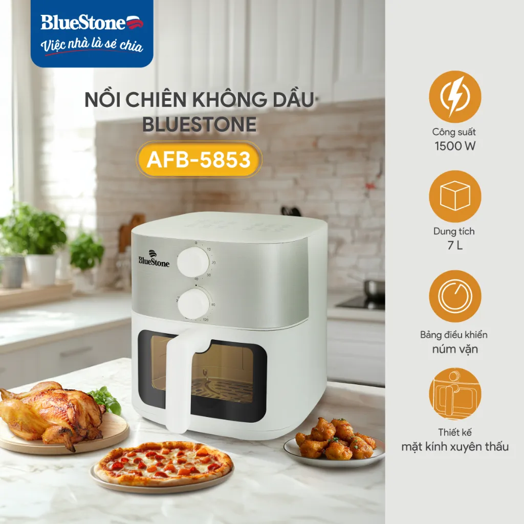 Ảnh Nồi Chiên Không Dầu BlueStone AFB-5853 - 7 Lít - 1500W 1