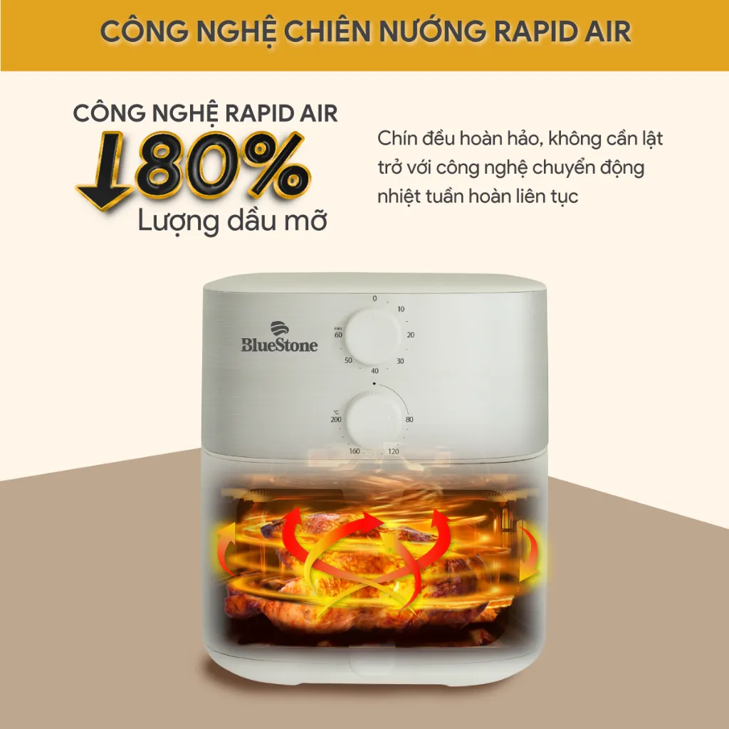 Ảnh Nồi Chiên Không Dầu BlueStone AFB-5853 - 7 Lít - 1500W 3
