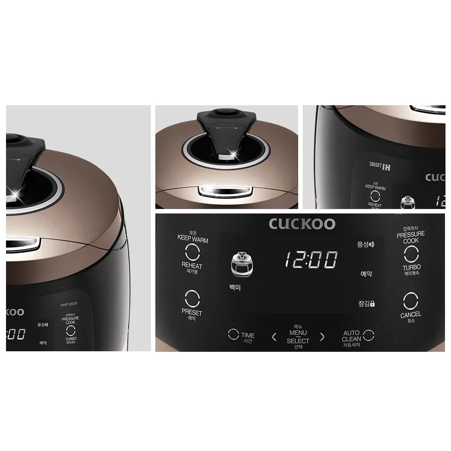 Ảnh Nồi cơm áp suất cao tần Cuckoo 1.8L CRP-HWF1000F thiết kế sang trọng - Bảo hành 2 năm 3