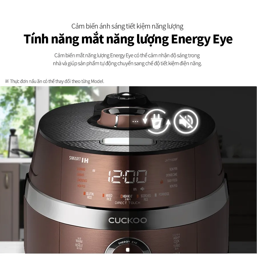 Ảnh Nồi Cơm Điện Áp Suất Cao Tần CUCKOO 1,8 lít CRP-JHT1009F - Hàng chính hãng 3