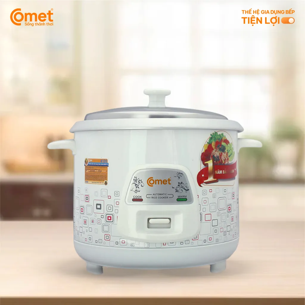 Ảnh Nồi cơm điện nắp rời 1.2L COMET - CM8009 3