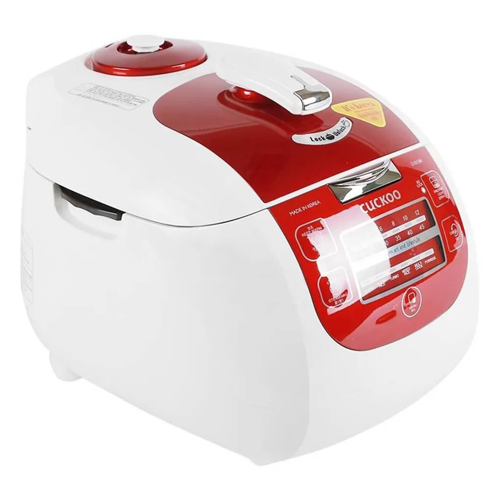 Ảnh Nồi cơm điện Cuckoo CRP-G1015M, màu đỏ trắng, sản xuất Hàn Quốc - Bảo hành chính hãng 24 tháng 1
