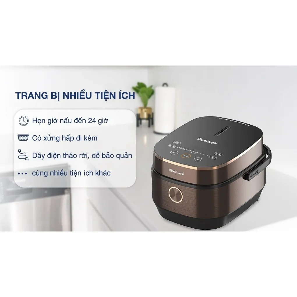 Ảnh Nồi cơm điện tử BlueStone RCB-5949 dung tích 1,5 lít -11 chế độ nấu,có chế độ nấu gạo lứt- Bảo hành chính hãng 24 tháng. 2