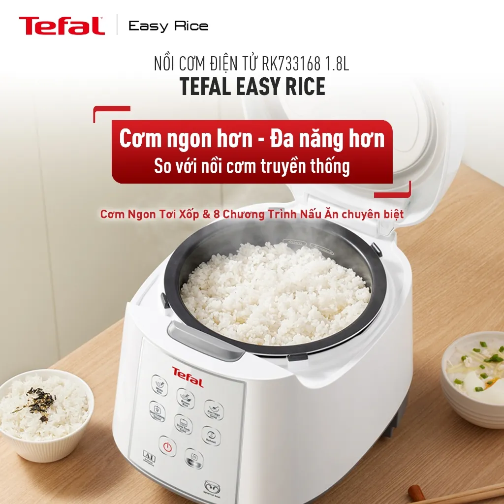 Ảnh Nồi cơm điện tử Tefal RK733168 - 1.8L, 750W 3