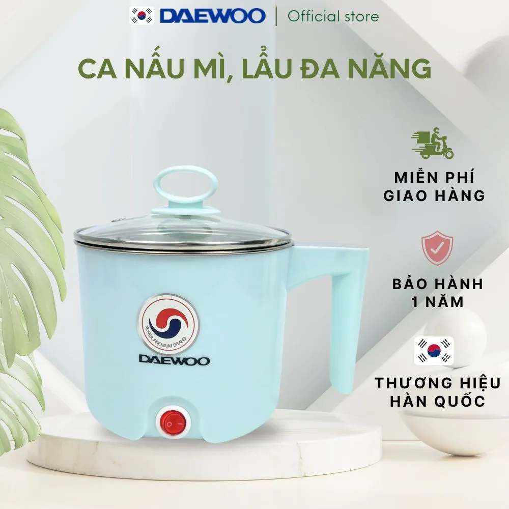 Đánh giá Nồi điện đa năng mini 700ml Daewoo DEN-M550 | Nấu Cực Nhanh, Tiện Lợi