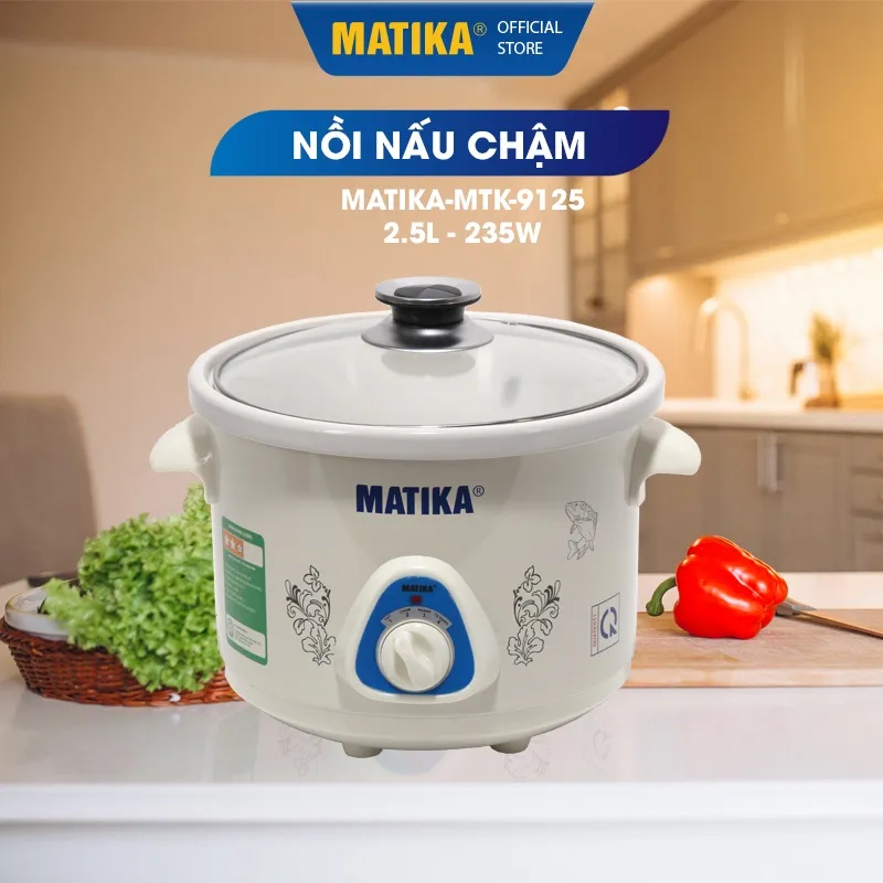 Ảnh Nồi Kho Cá Đa Năng MATIKA Dung Tích 2.5L MTK-9125 3