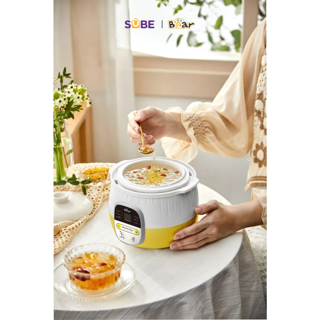 Ảnh Nồi Nấu Cháo Chậm 0.8L BEAR Nồi Nấu Chậm Nồi Chưng Yến Cách Thuỷ Nồi Nấu Cháo Cho Bé Nấu Chậm Đậm Dưỡng Chất SUBE001 2
