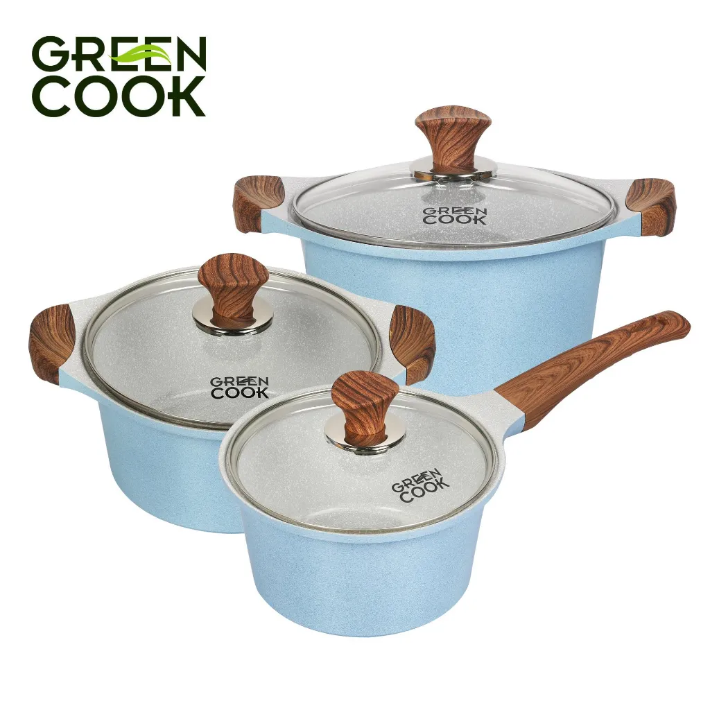 Ảnh Nồi đúc đáy từ chống dính PFOA free Green Cook GCS size 16-18-20-24 cm công nghệ Hàn Quốc 3