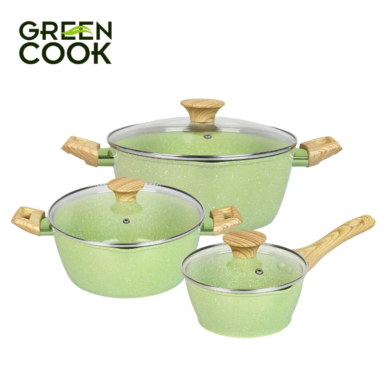 Ảnh Nồi đúc đáy từ chống dính PFOA free Green Cook GCS size 16-18-20-24 cm công nghệ Hàn Quốc 4