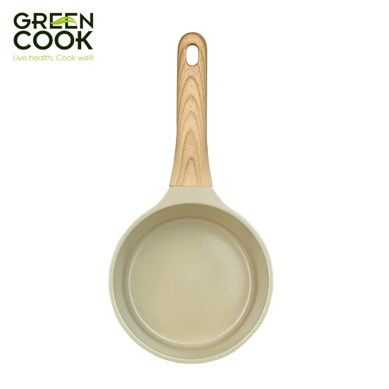 Ảnh Nồi đúc men gốm Green Cook IVORY chông dính PFOA free - Dùng cho mọi loại bếp GCS233 3