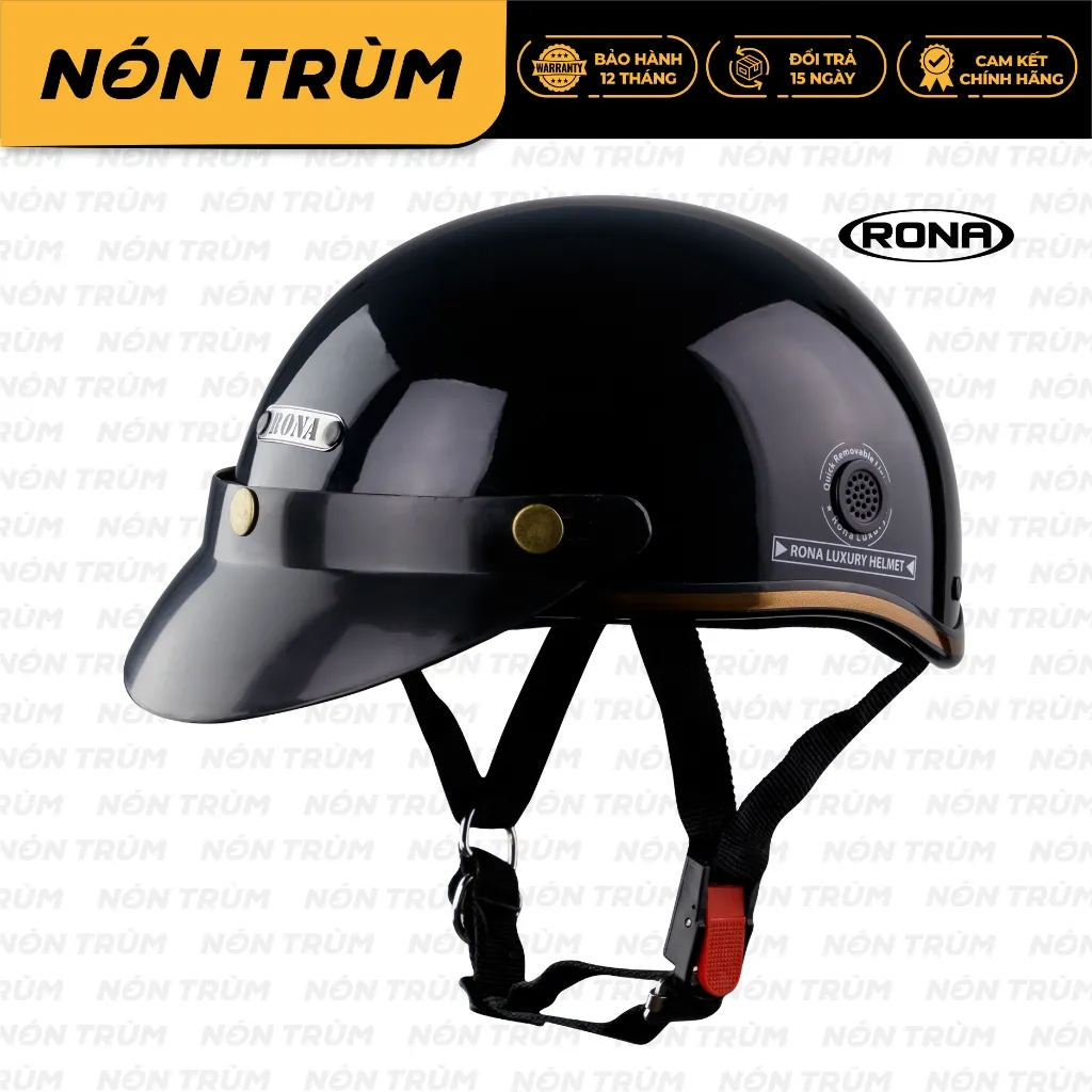 Ảnh Nón bảo hiểm nửa đầu RONA Haly Luxury có nhiều màu chính hãng tại Nón Trùm 3