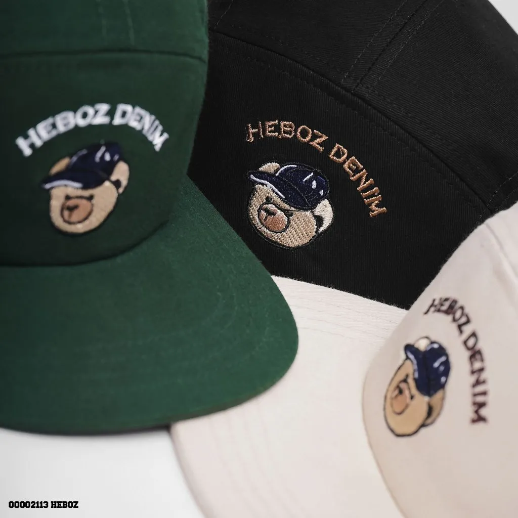Ảnh Nón kết 01 Heboz 3M, mũ nam snapback họa tiết thêu gấu - 00002113 4