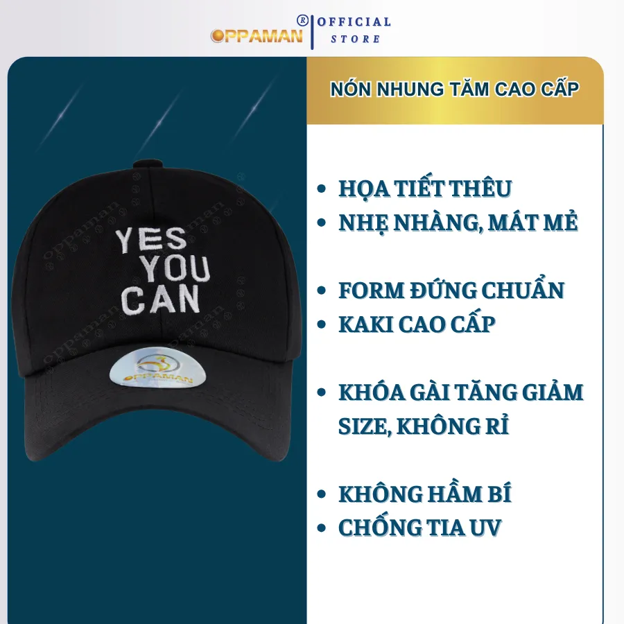 Ảnh Nón kết nam màu đen nón kết đẹp ngầu xịn thời trang trơn nón kết kaki hàn quốc thể thao ON2 OPPAMAN 1