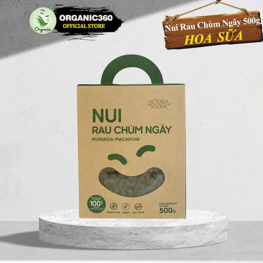 Ảnh Nui Gạo Lứt, Gạo Trắng, Chùm Ngây HOA SỮA Ăn Kiêng Eat Clean Thực Dưỡng 500g 2