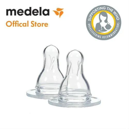 Ảnh Núm bình sữa | Medela hôp 2 chiếc, chất liệu silicon 3