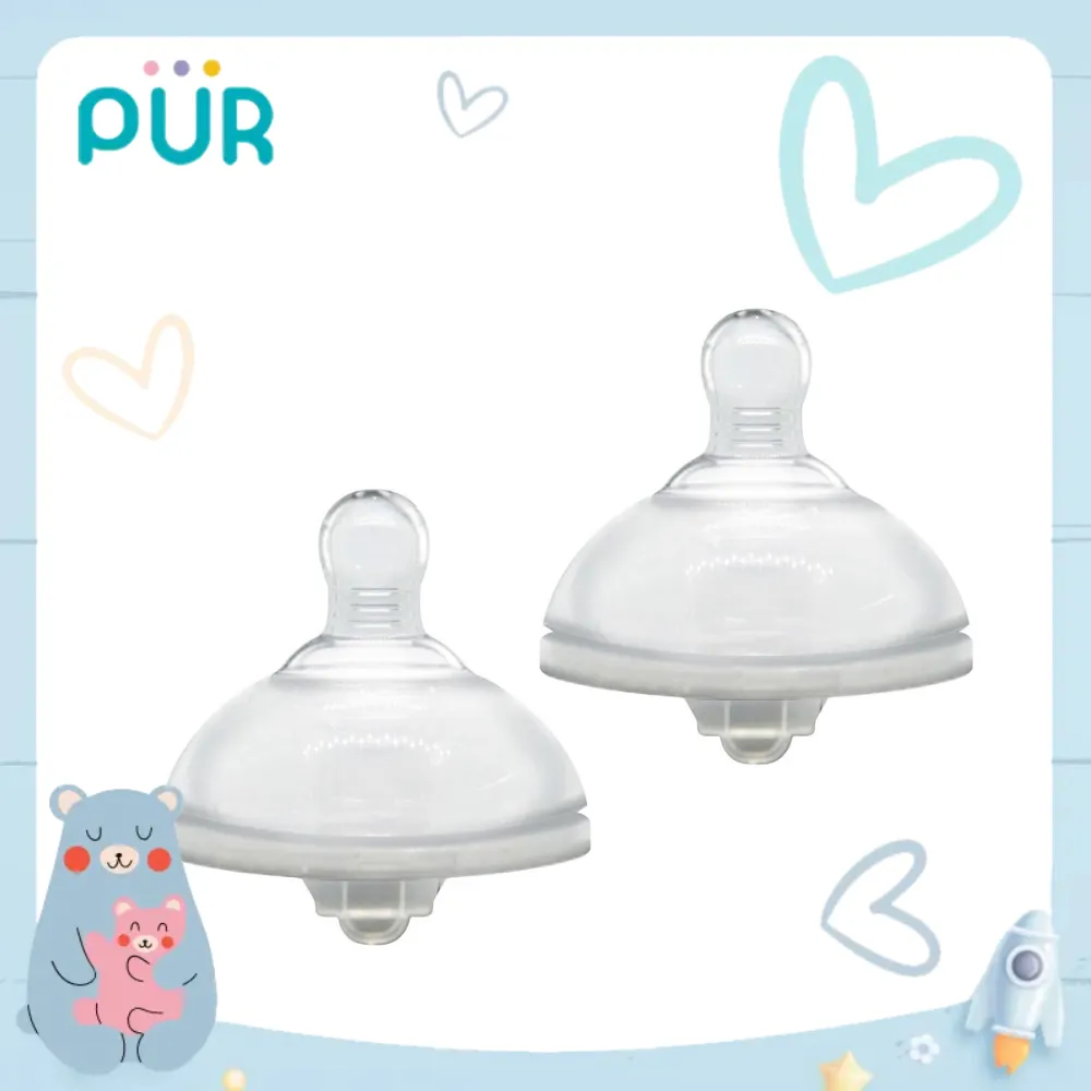 Ảnh Núm ti cho bình cổ rộng Pur Advanced Plus (vỉ và lẻ) 1