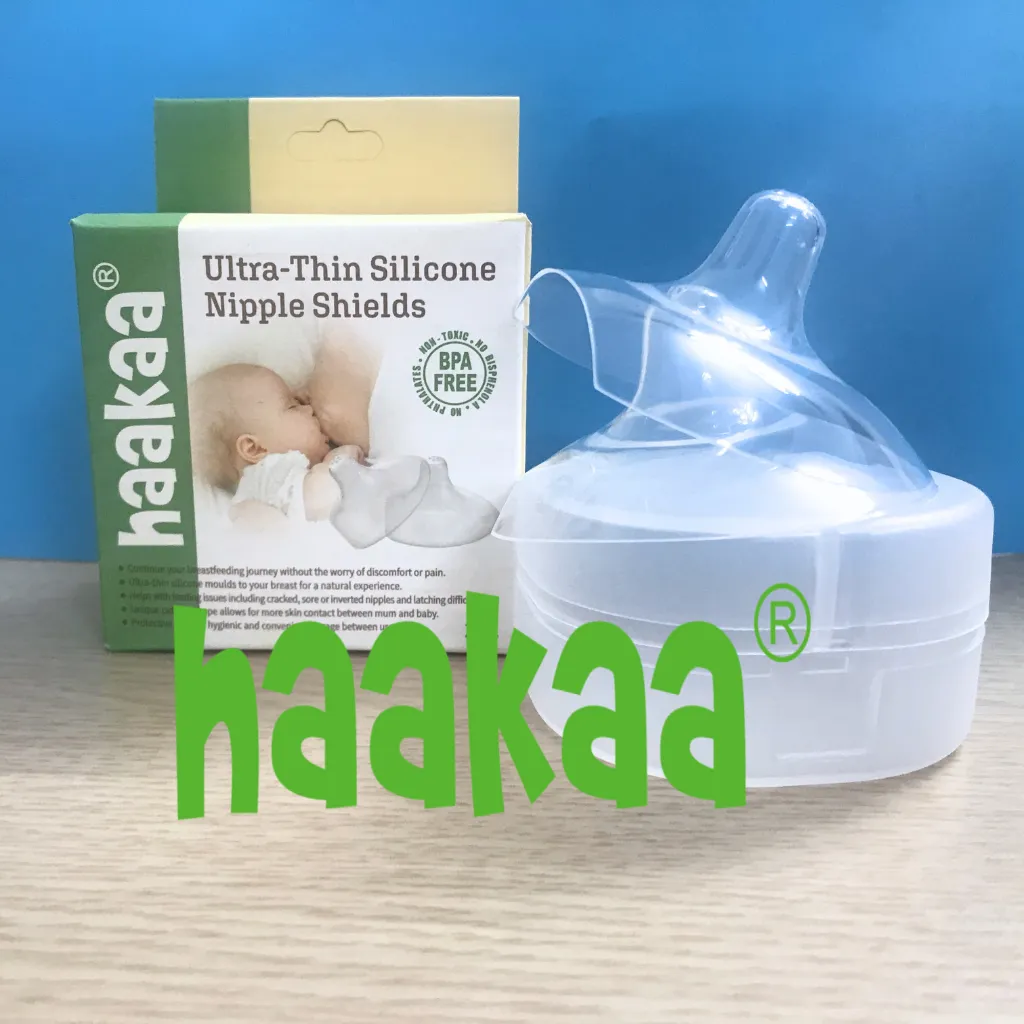 Ảnh Núm Trợ Ti Mẹ Cho Bé Bú Cao Cấp Haakaa, New Zealand. Hỗ Trợ Mẹ Có Đầu Ti Ngắn, Nhạy Cảm, Đau Rát, Rạn Nứt. 2